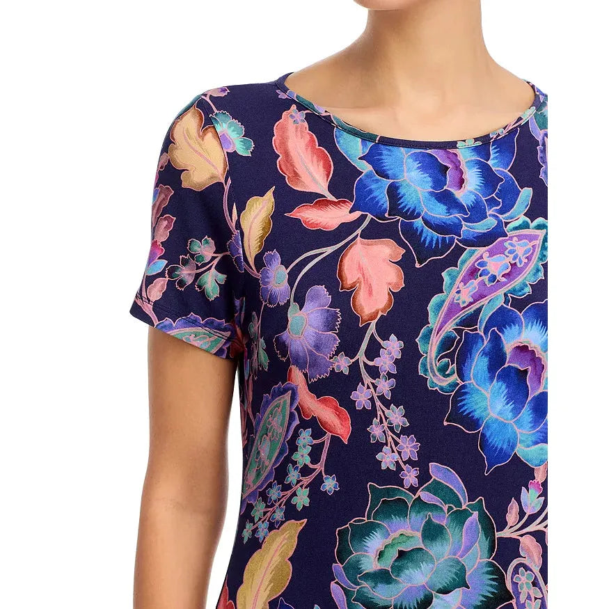 Johnny Was Janie Favorite Boatneck Cap Sleeve Dress