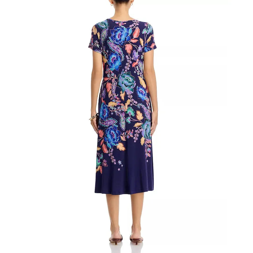 Johnny Was Janie Favorite Boatneck Cap Sleeve Dress