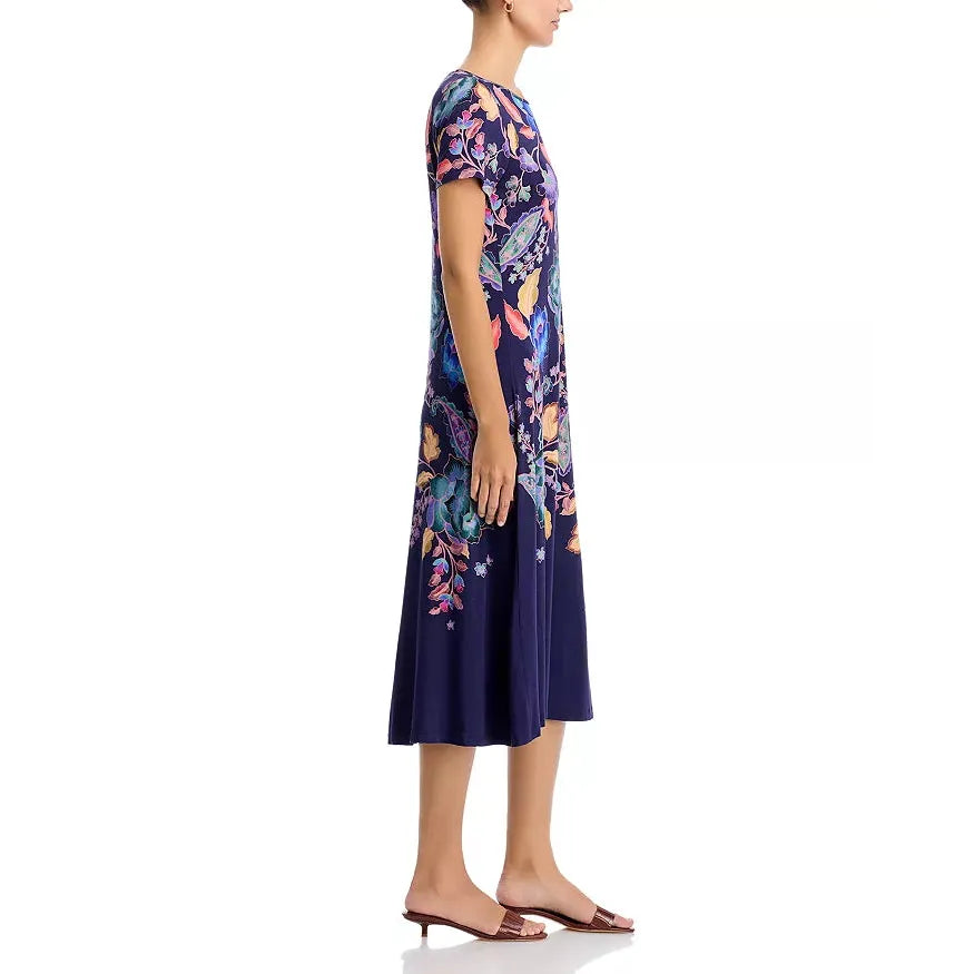 Johnny Was Janie Favorite Boatneck Cap Sleeve Dress