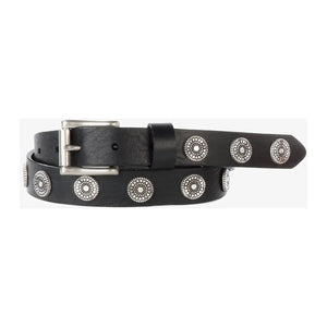 BRAVE Leather Bellsie Bridle Belt in Black