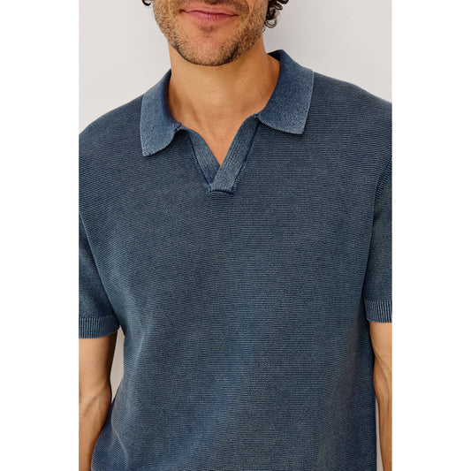 The Baker Polo Shirt in Sunwashed Navy