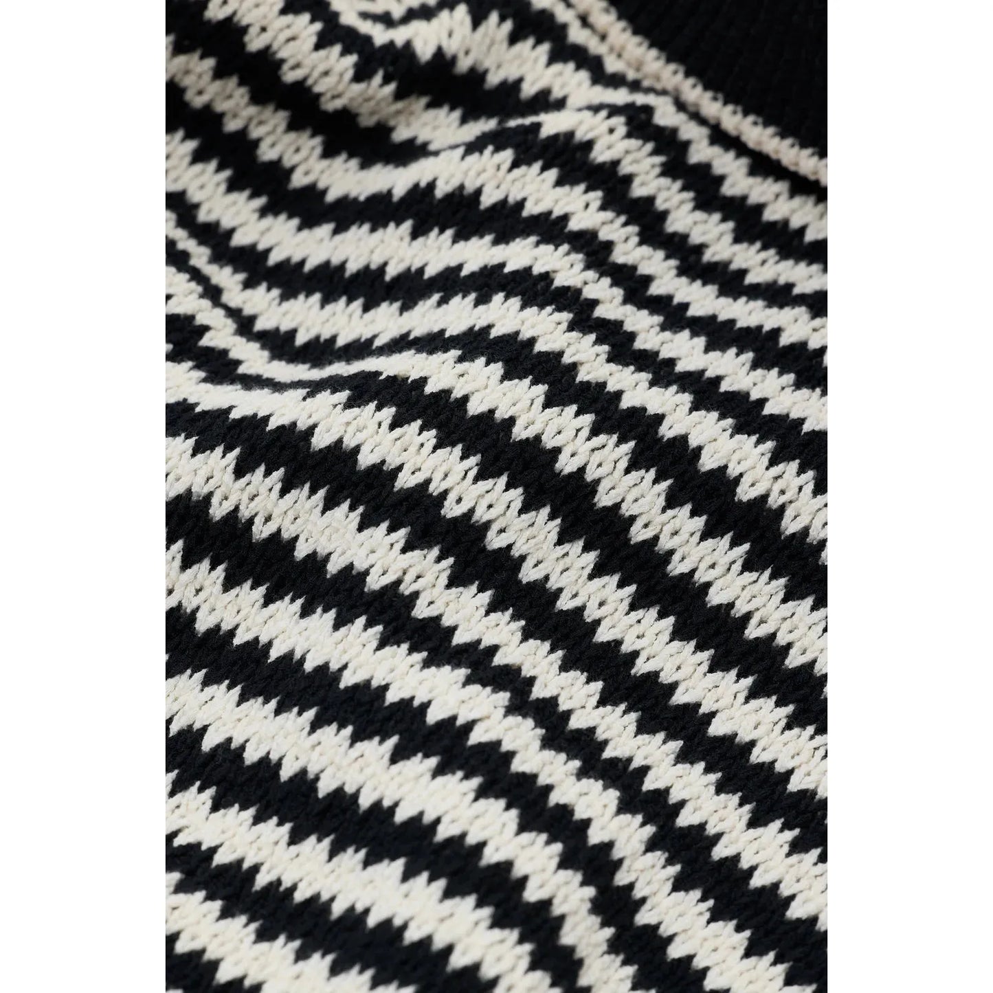 CLOSED Knitted Organic Cotton Cardigan in Black