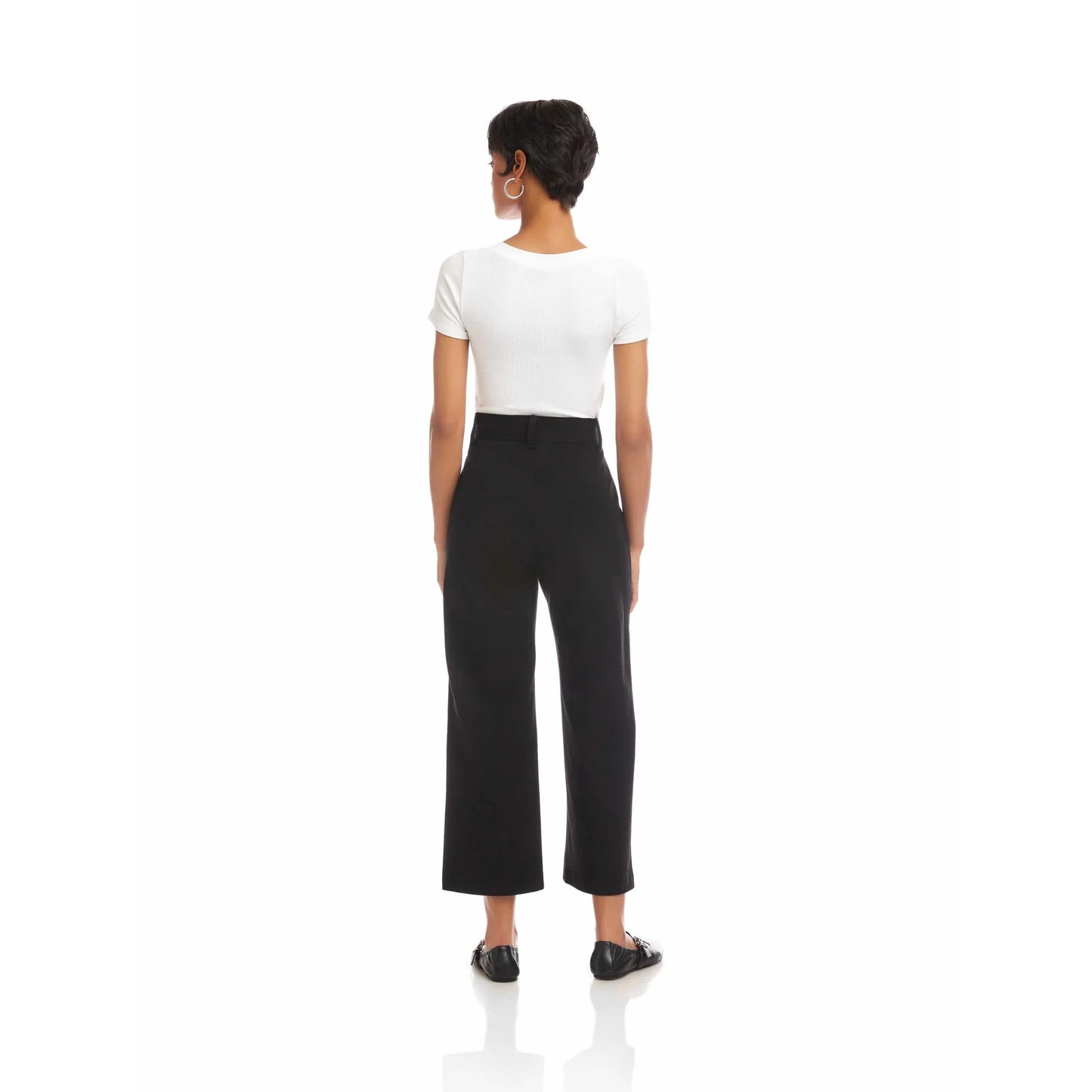 Fifteen Twenty Rylee Cropped Pants in Black