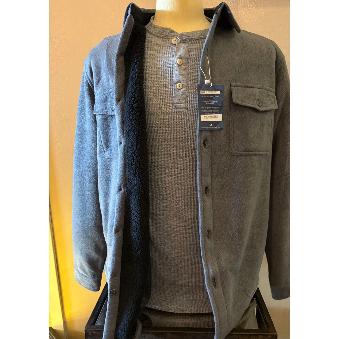 Georg Roth Sherpa Jacket in Charcoal