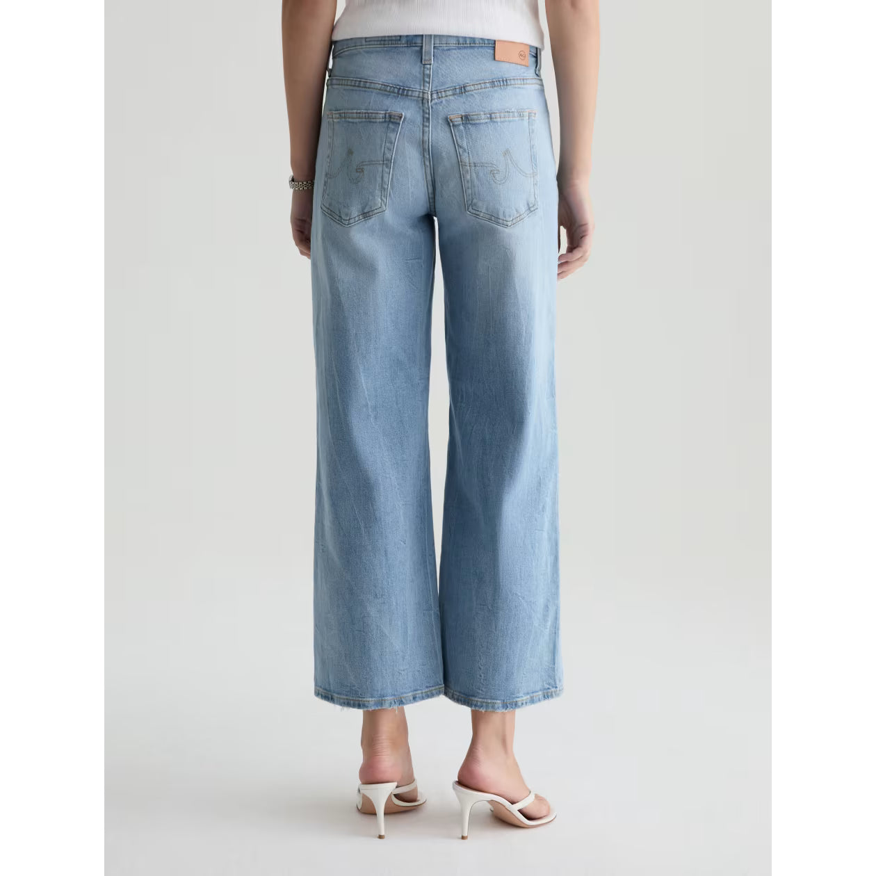AG Jeans Saige Wide Leg Crop in Kings River