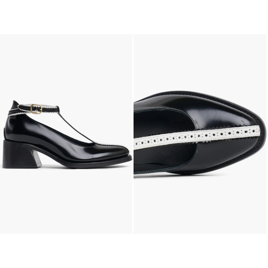 The Office of Angela Scott Miss Beverly T- Strap Pump