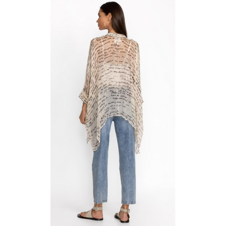 Johnny Was Sincerely Yours Silk Blouse