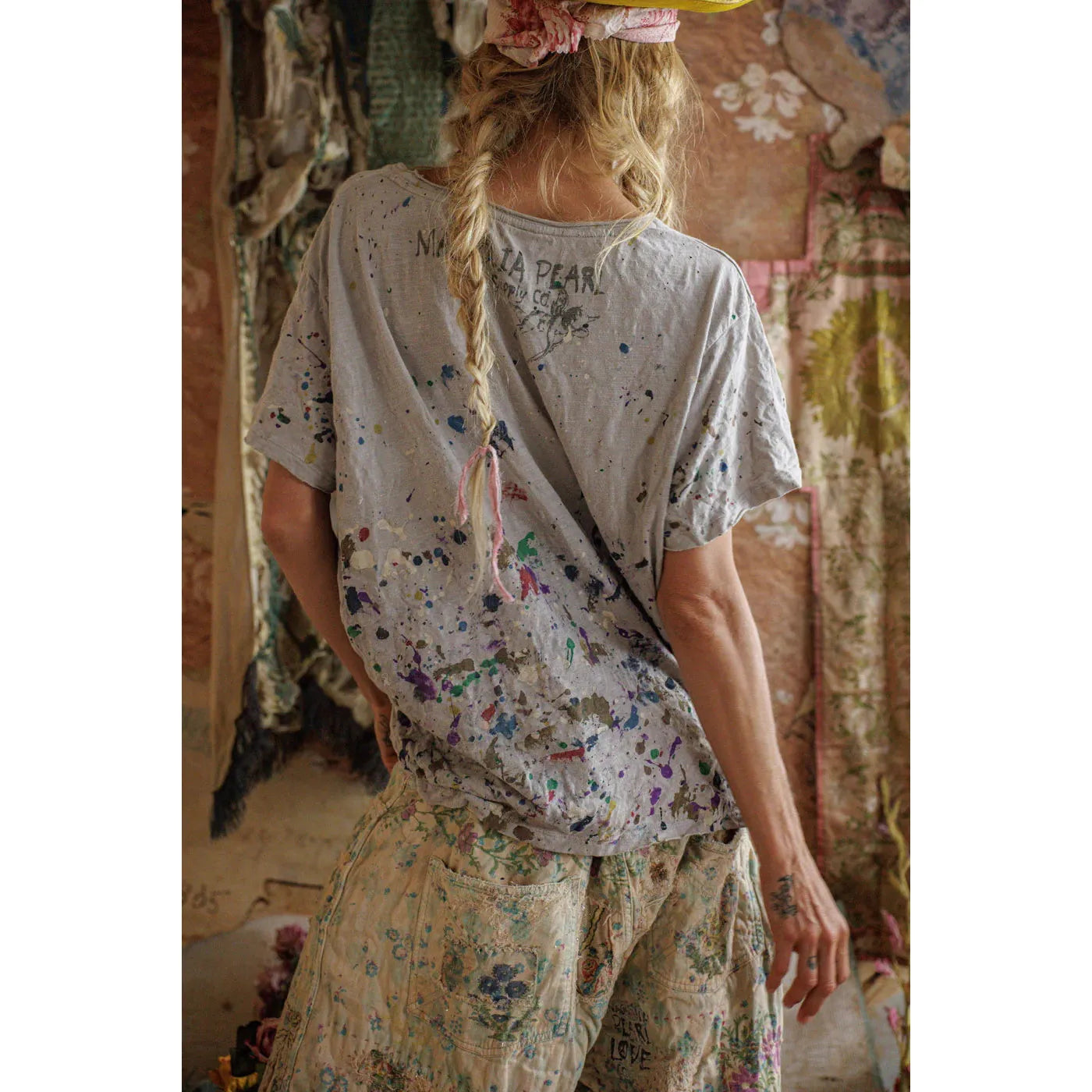Magnolia Pearl PJB Art Tee 2524 in Ash