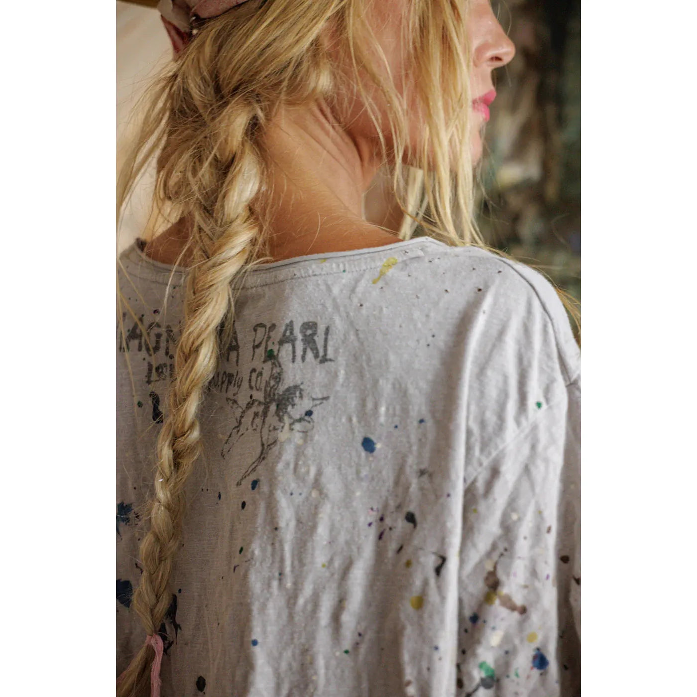 Magnolia Pearl PJB Art Tee 2524 in Ash