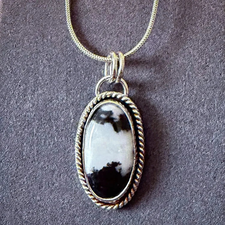 Crooked Thistle White Buffalo Pendant