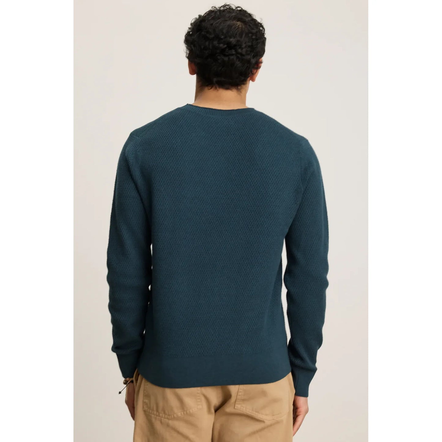 Velvetmen Fenn Sweater in Spruce