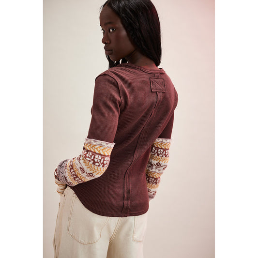 Free People All In Cuff in Chocolate Combo