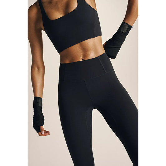 Free People Never Better 7/8 Length Leggings in Black