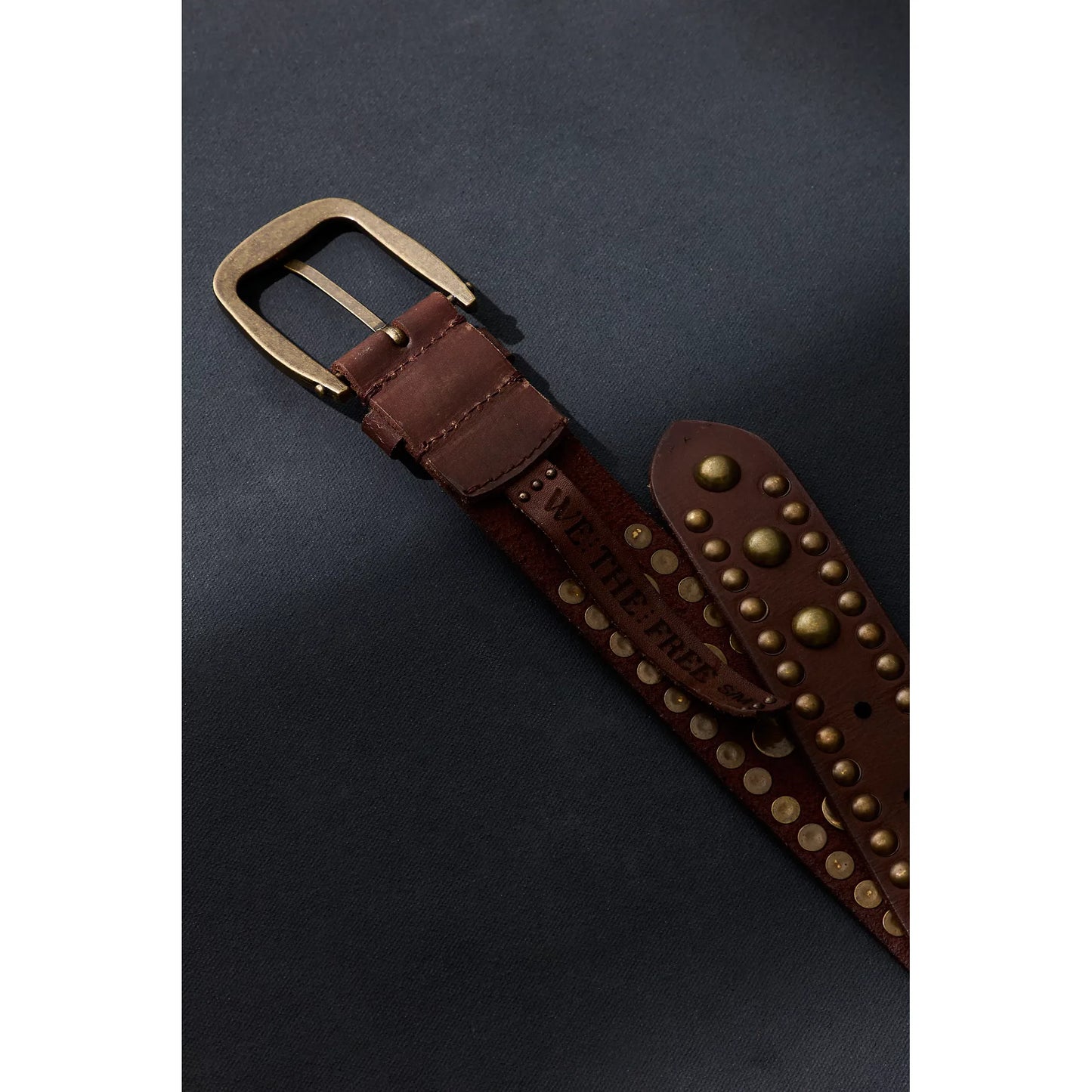 Free People We the Free Sola Stud Belt in Cognac