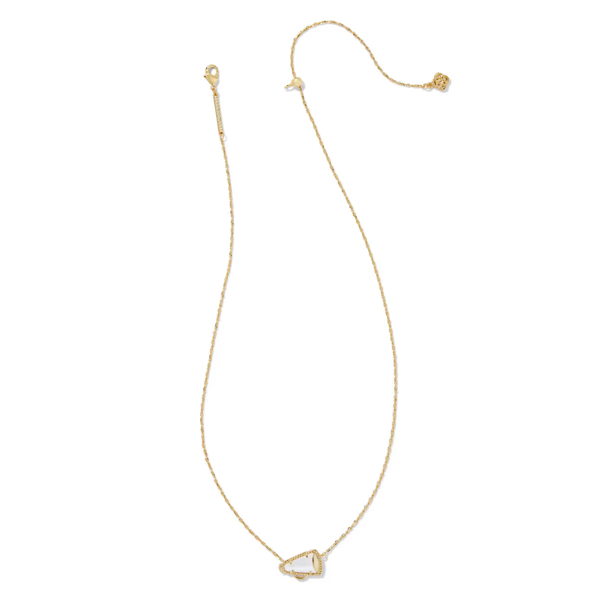 Kendra Scott Cheer Gold Short Pendant Necklace