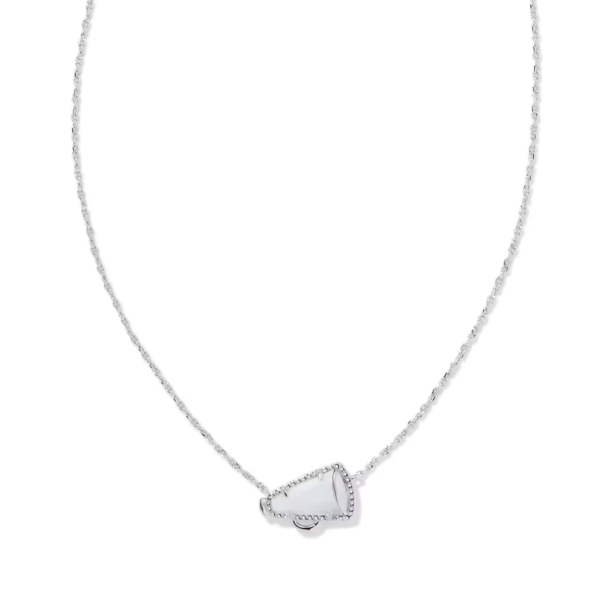 Kendra Scott Cheer Silver Short Pendant Necklace