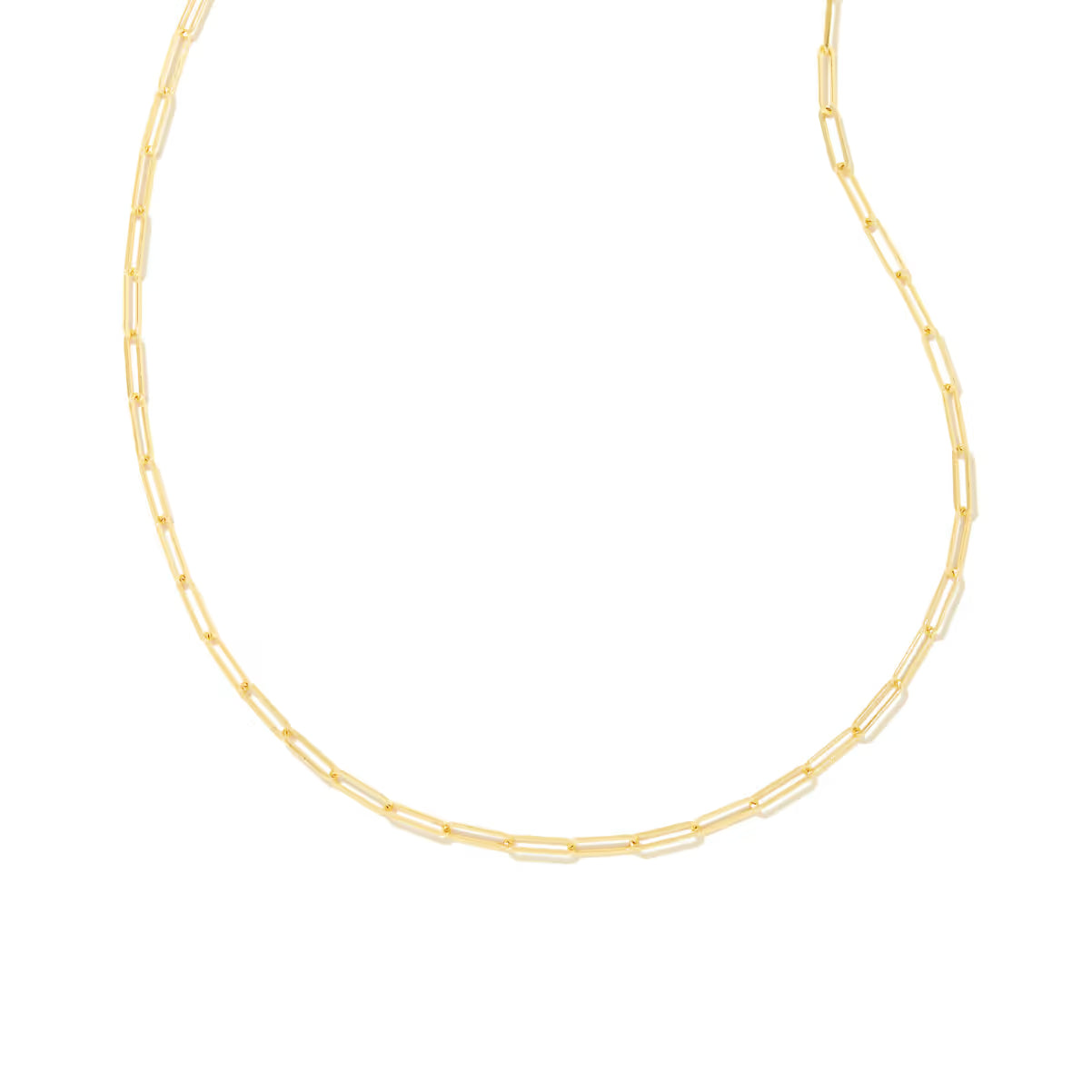 Kendra Scott Courtney Paperclip Necklace in Gold