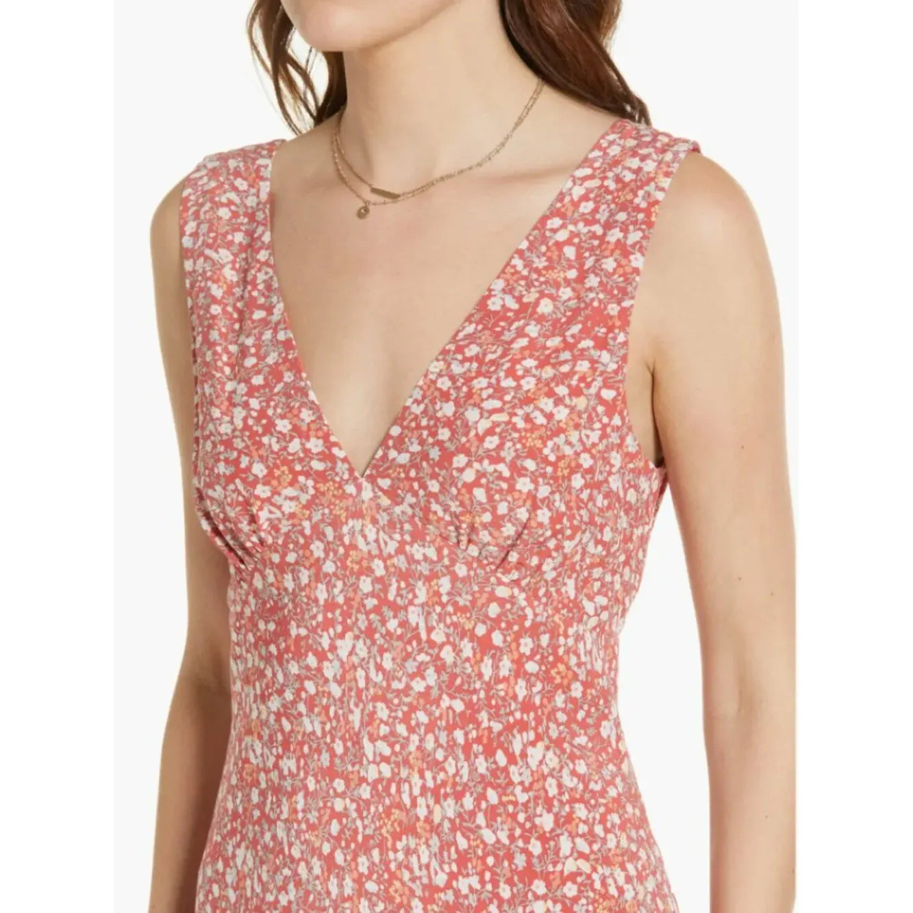 Rails Audrina Red Floral Midi Dress
