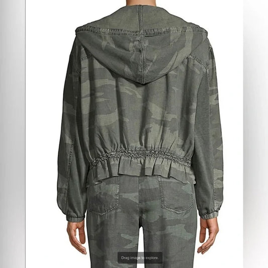 Splendid Bodhi Camo Peplum Jacket