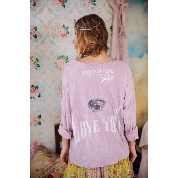 Magnolia Pearl Brightest Eyes Viggo Tee in Lychee Blossom