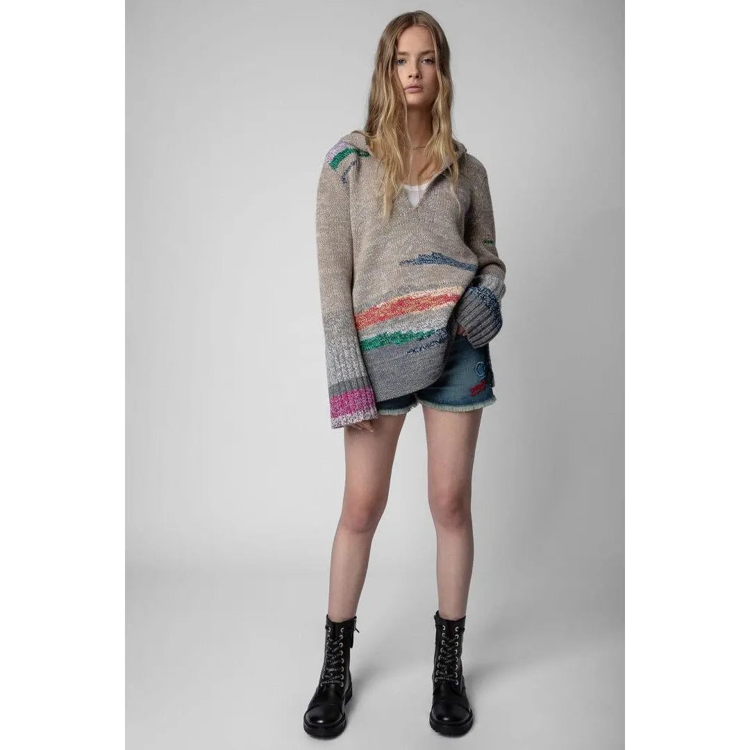 Zadig & Volitaire Malka Wews Jumper in Multicolor