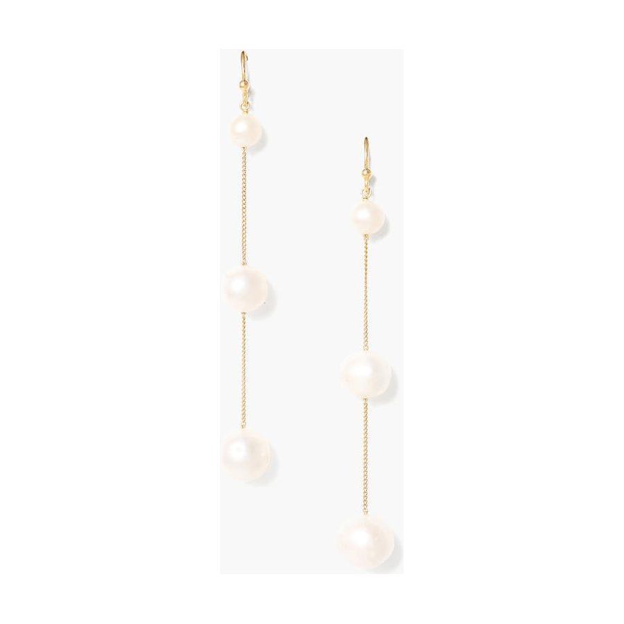 Chan Luu Tiered Floating Pearl Earrings