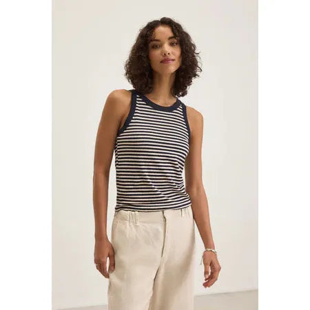 Velvet by Graham & Spencer Lua Tank in Navy