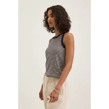 Velvet by Graham & Spencer Lua Tank in Navy