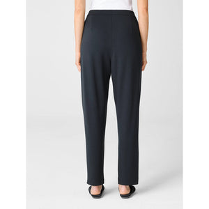 Eileen Fisher Stretch Jersey Knit Slouchy Pant in Black