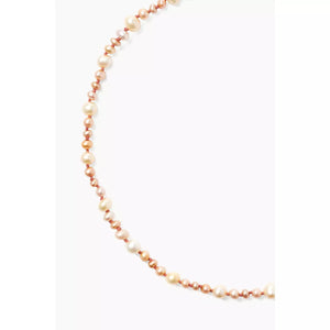 Chan Luu Champagne Pearl Cord Necklace