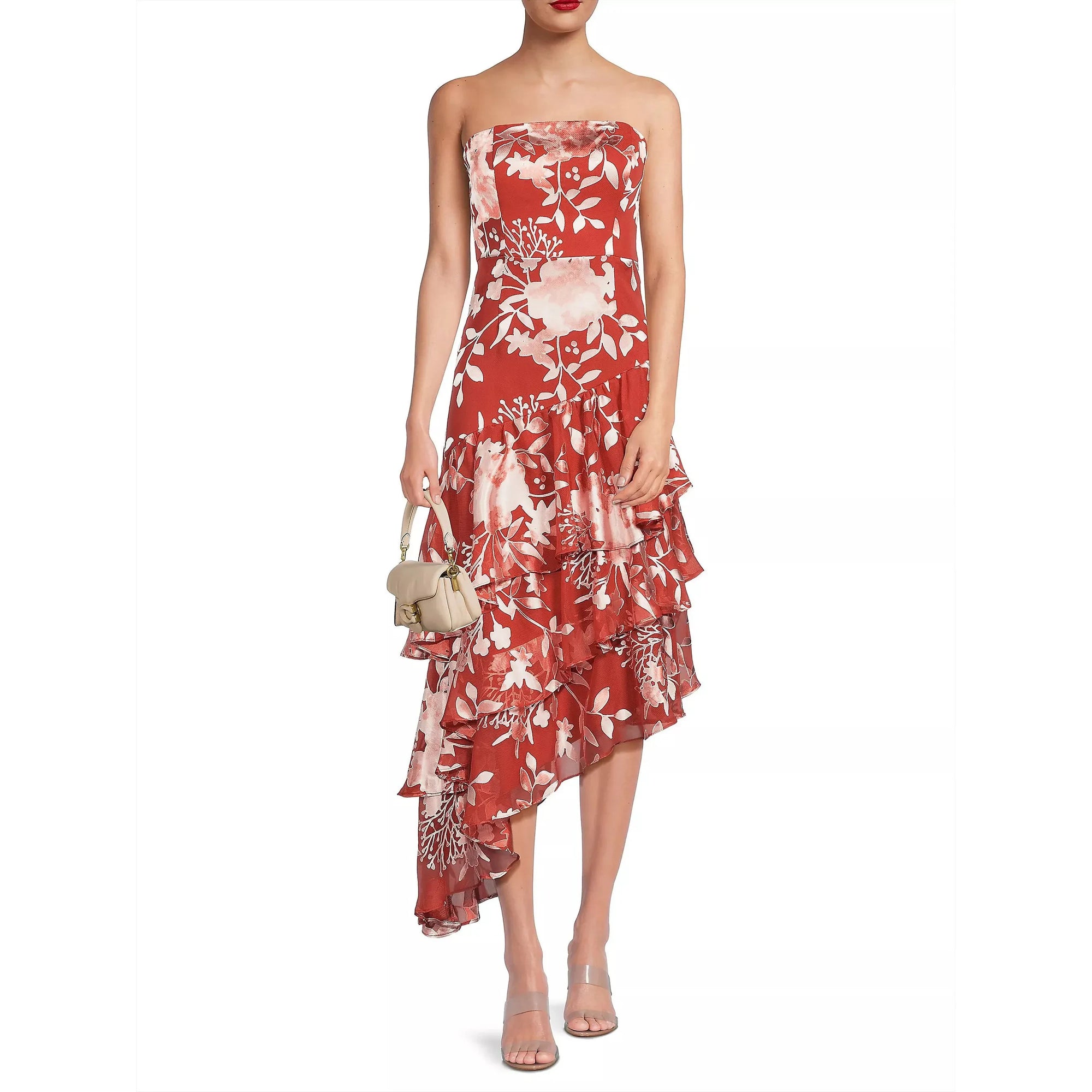 Hutch Design Vanina Dress in Clay Chinoiserie Bouquet