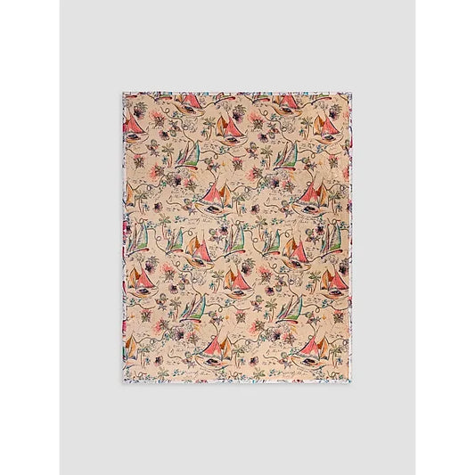 Johnny Was Paradise Travel Blanket in Marina