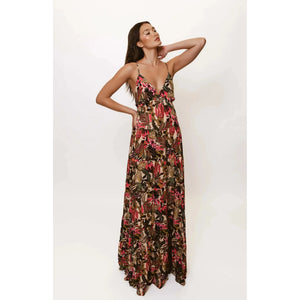 Hutch Designs Romi Dress in Moody Vintage Tropical