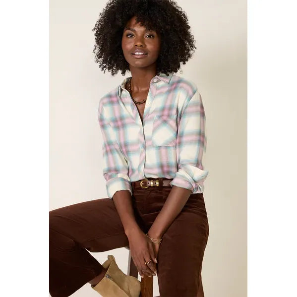 Rails Hunter Shirt in Periwinkle Blue