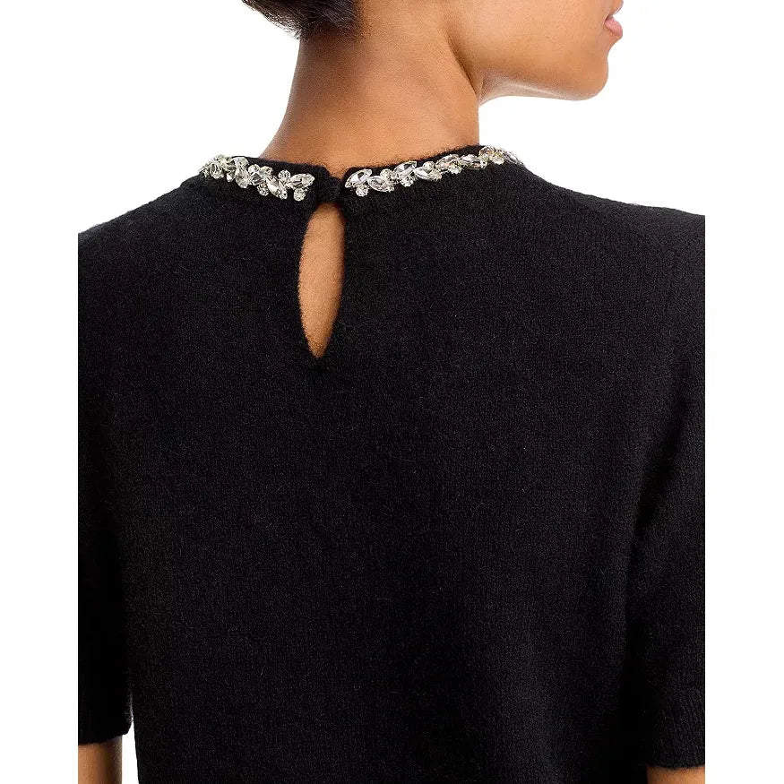 Velvet by Graham and Spencer Layton Cozy Alpaca Blend Top in Black