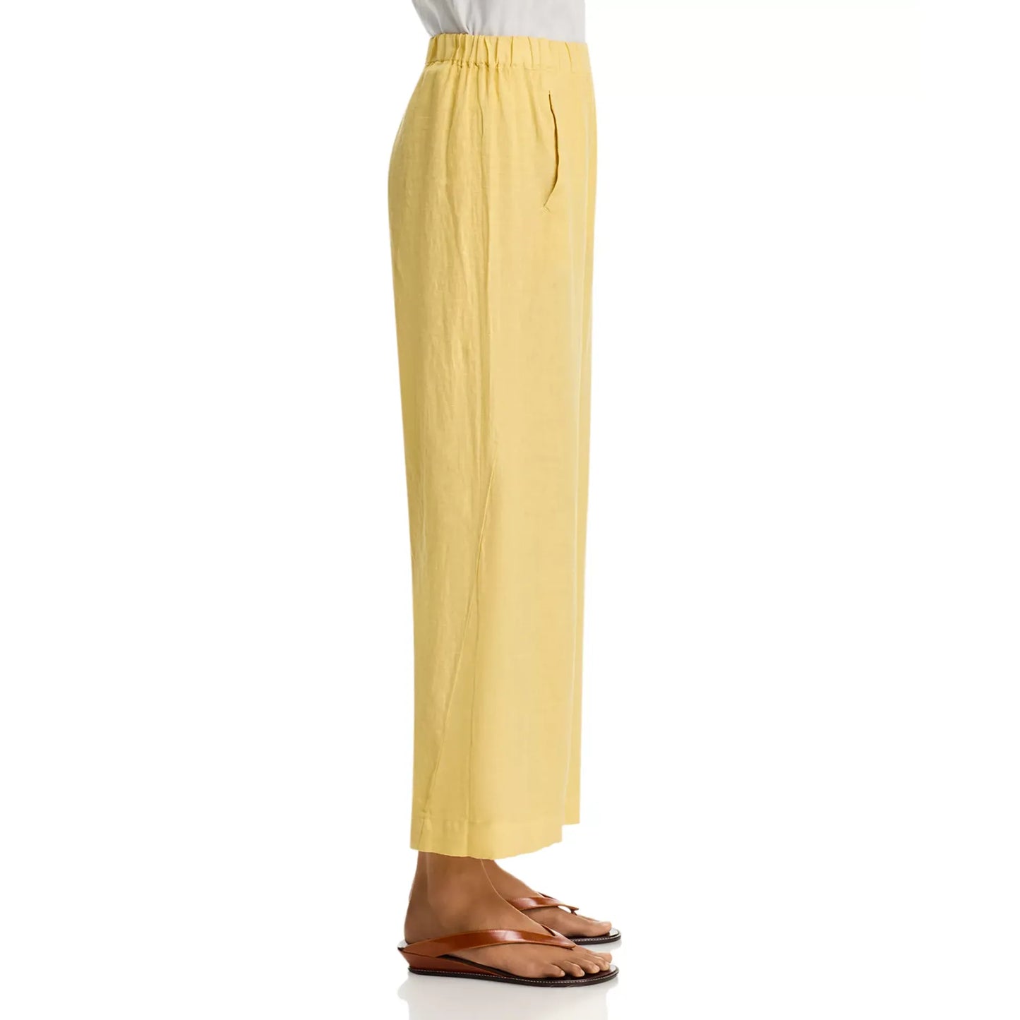 Velvet by Graham & Spencer Lola Linen Pant in Sun