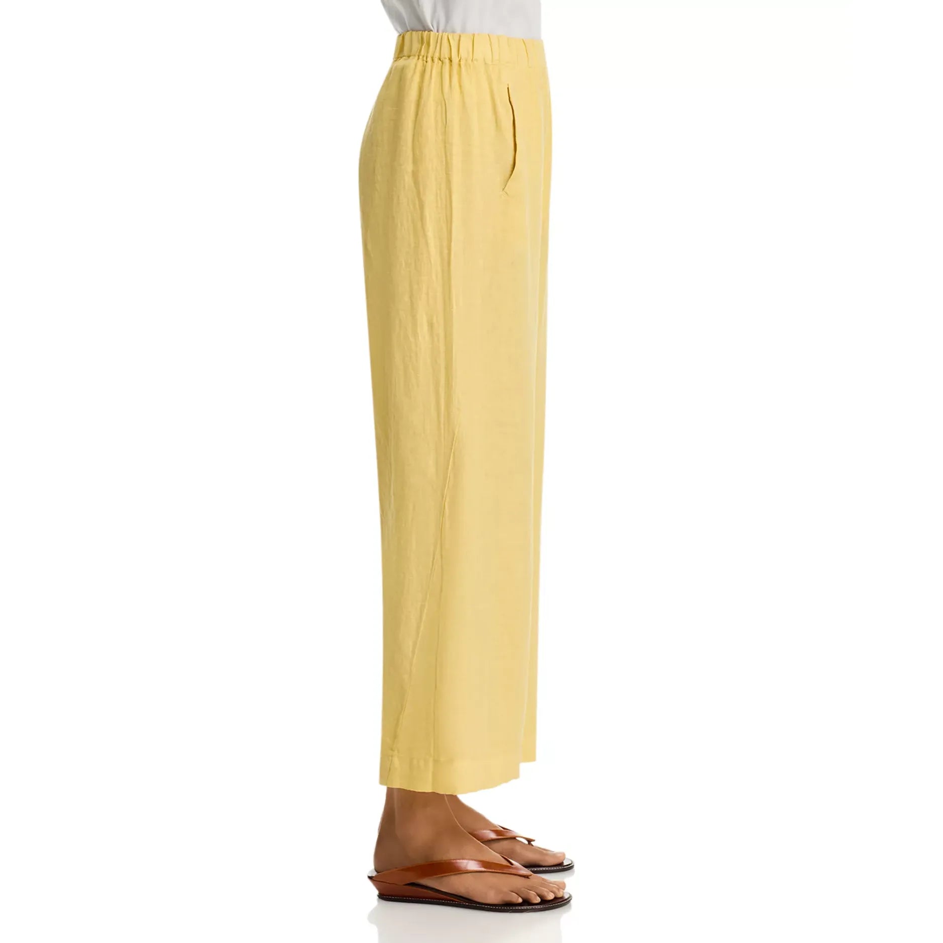 Velvet by Graham & Spencer Lola Linen Pant in Sun
