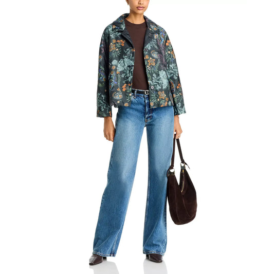 Johnny Was Lighweight Packable Reversiable Puffer