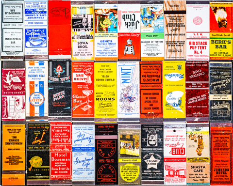 Matchbook Great Falls Montana Print by Destin Wassmann
