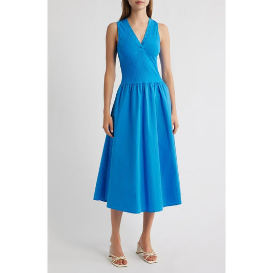 Rails Currant Sleeveless Mid Dress in French Blue