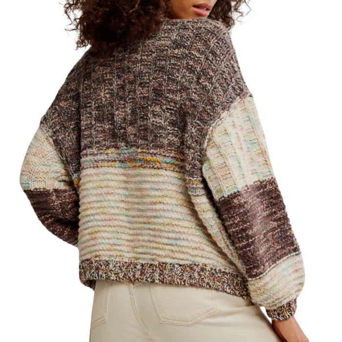 Free People Isabella Cardi in Moonbeam Combo