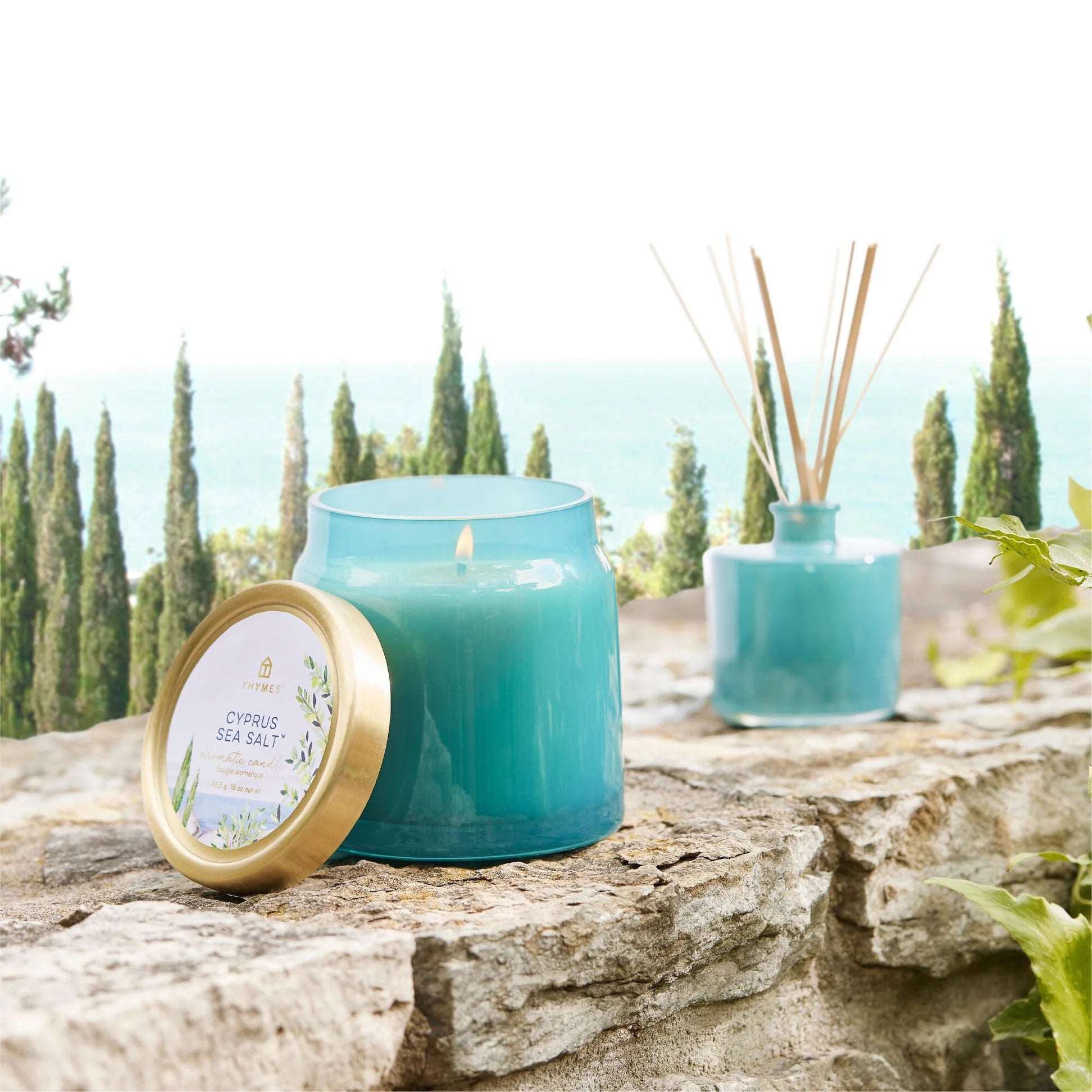Thymes Cyprus Sea Salt Petite Diffuser 