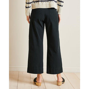 Velvet by Jenny Graham Mya Cotton Canvas Flare Pants in Vintage Black