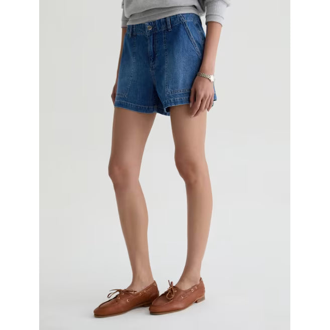AG Jeans Analeigh Short in Gold Mountain