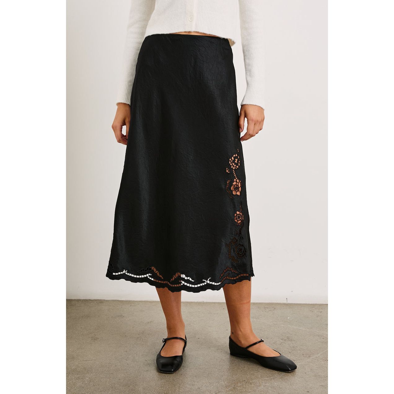 Rails Anya Skirt in Black Eyelet