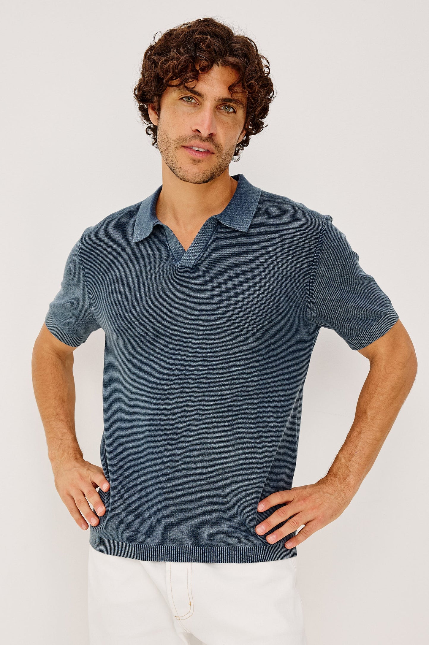  The Baker Polo Shirt in Sunwashed Navy