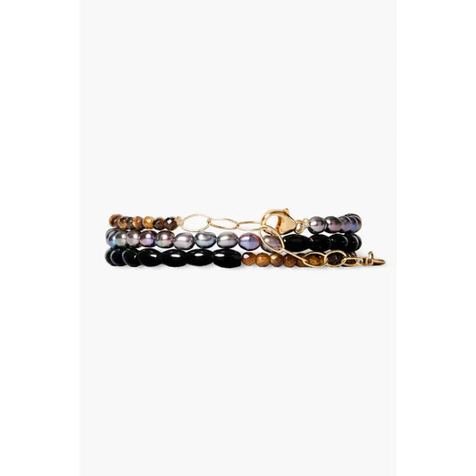 Chan Luu Demi Naked Wrap Bracelet Peacock Multi