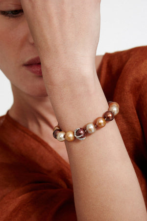 Chan Luu Lark Bracelet Champagne Pearl Mix