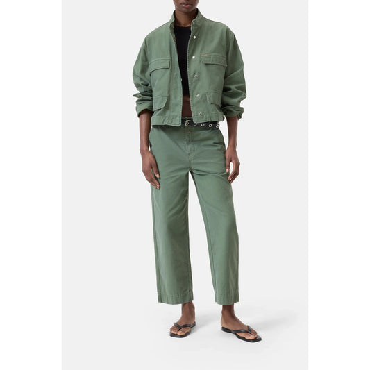Closed Cotton Utility Jacket in Matcha Green