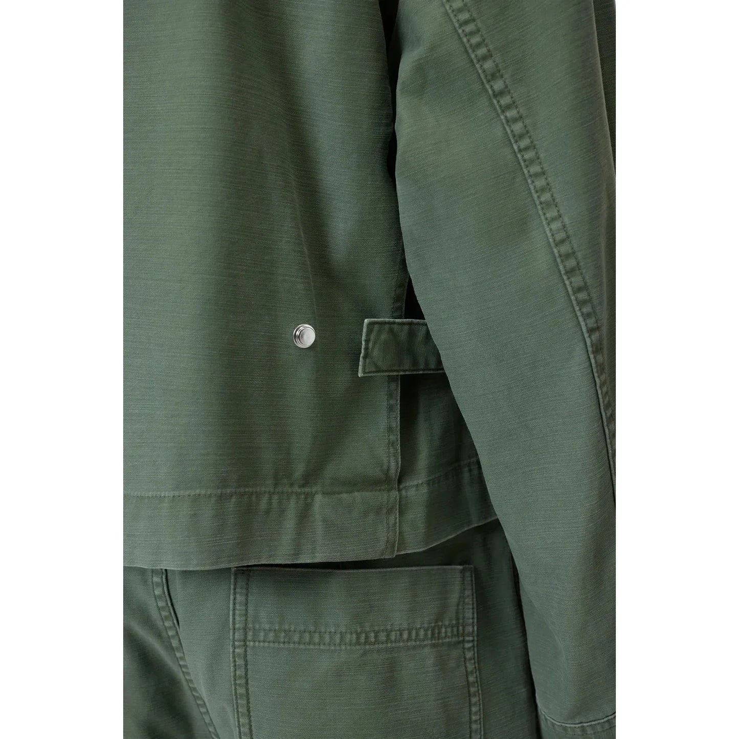 Closed Cotton Utility Jacket in Matcha Green